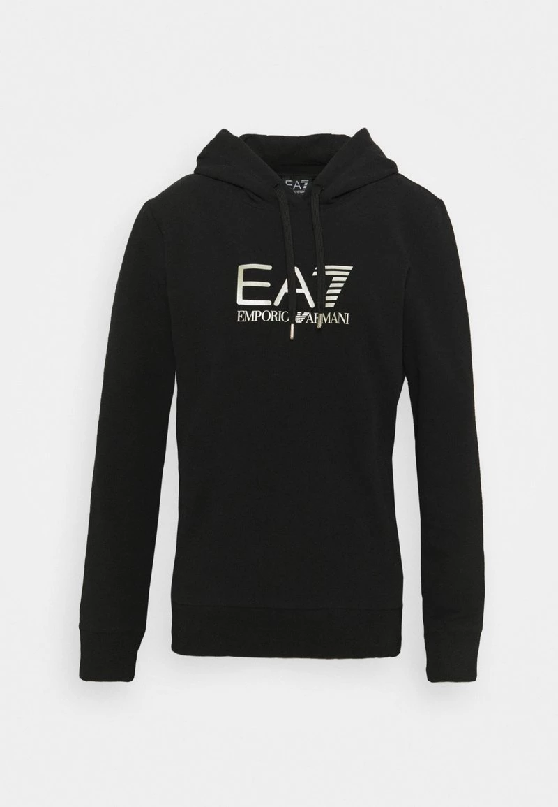 EA7 Emporio Armani Femme Sweatshirt Black/light Gold 1 EA7 Emporio Armani Femme Sweatshirt Black/light Gold