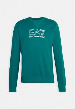EA7 Emporio Armani Homme Sweatshirt Green -EA7 Emporio Armani Soldes Magasin c3623c4864de40aeaf9d3abeb1a32416