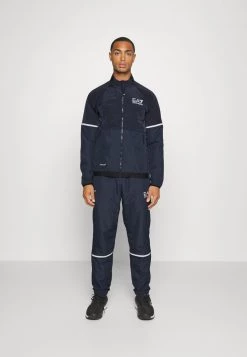 EA7 Emporio Armani TENNIS PRO TRACK SUIT SET Survêtement Blue/navy Homme