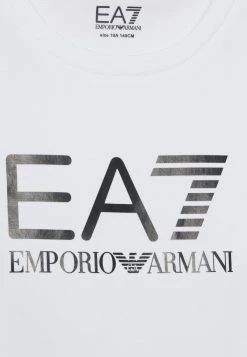 EA7 Emporio Armani T Shirt Imprimé White Enfant -EA7 Emporio Armani Soldes Magasin c3e8f877771f4f54904b6f5308766af3