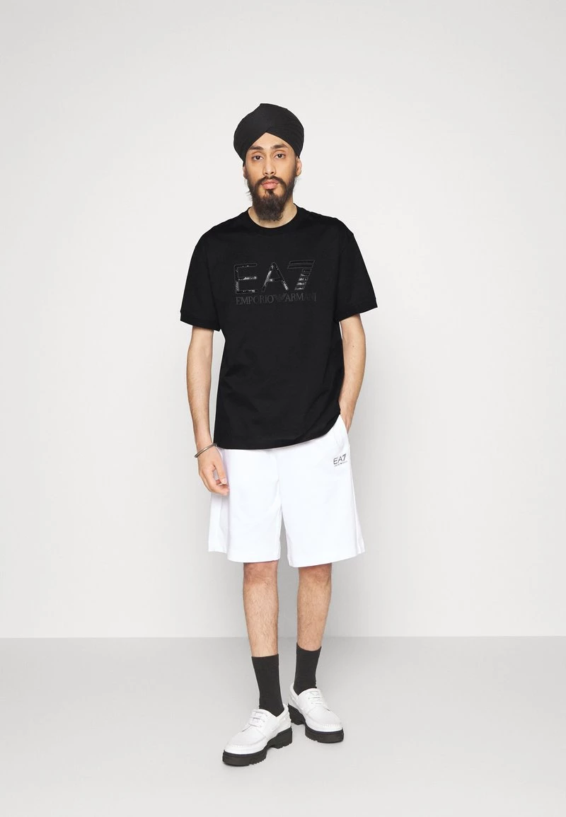 EA7 Emporio Armani T Shirt Imprimé Black Homme 2 EA7 Emporio Armani T Shirt Imprimé Black Homme – Image 2