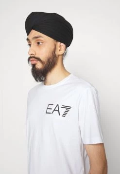 EA7 Emporio Armani T Shirt Imprimé White Homme -EA7 Emporio Armani Soldes Magasin c49099e4ec4d426da66a94d6a5a33999