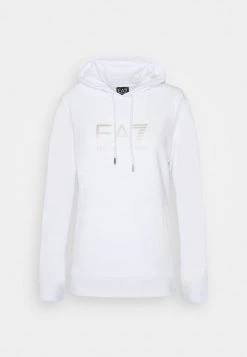 EA7 Emporio Armani Sweatshirt White/light Gold Femme