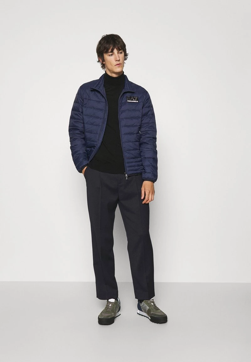 EA7 Emporio Armani Homme Veste D'hiver Dark Blue/silver Coloured 2 EA7 Emporio Armani Homme Veste D'hiver Dark Blue/silver Coloured – Image 2