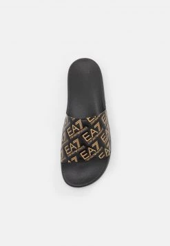 EA7 Emporio Armani VISIBILITY Mules Black/gold Unisex 9 EA7 Emporio Armani VISIBILITY Mules Black/gold Unisex -EA7 Emporio Armani Soldes Magasin c966759cd3f443b190f5308cbe4fc54c