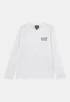EA7 Emporio Armani T Shirt à Manches Longues White Enfant