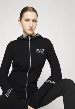 EA7 Emporio Armani Femme Sweat à Capuche Zippé Black/gold 9 EA7 Emporio Armani Femme Sweat à Capuche Zippé Black/gold -EA7 Emporio Armani Soldes Magasin ca701337b48b47b8a03733965716a108