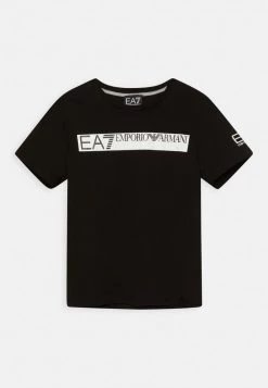 EA7 Emporio Armani Enfant 3LBT59 T Shirt Imprimé Black