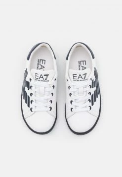EA7 Emporio Armani Baskets Basses White Enfant -EA7 Emporio Armani Soldes Magasin cd239ff8144e4bcda7730eaf477494f9