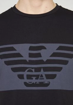 EA7 Emporio Armani Homme T Shirt Imprimé Black -EA7 Emporio Armani Soldes Magasin cedeb339c97c4bdaa95c3239d81dff11