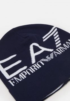 EA7 Emporio Armani UNISEX Bonnet Blue Navy -EA7 Emporio Armani Soldes Magasin d160b8f8abd049ddab6db8ebacddf0b8