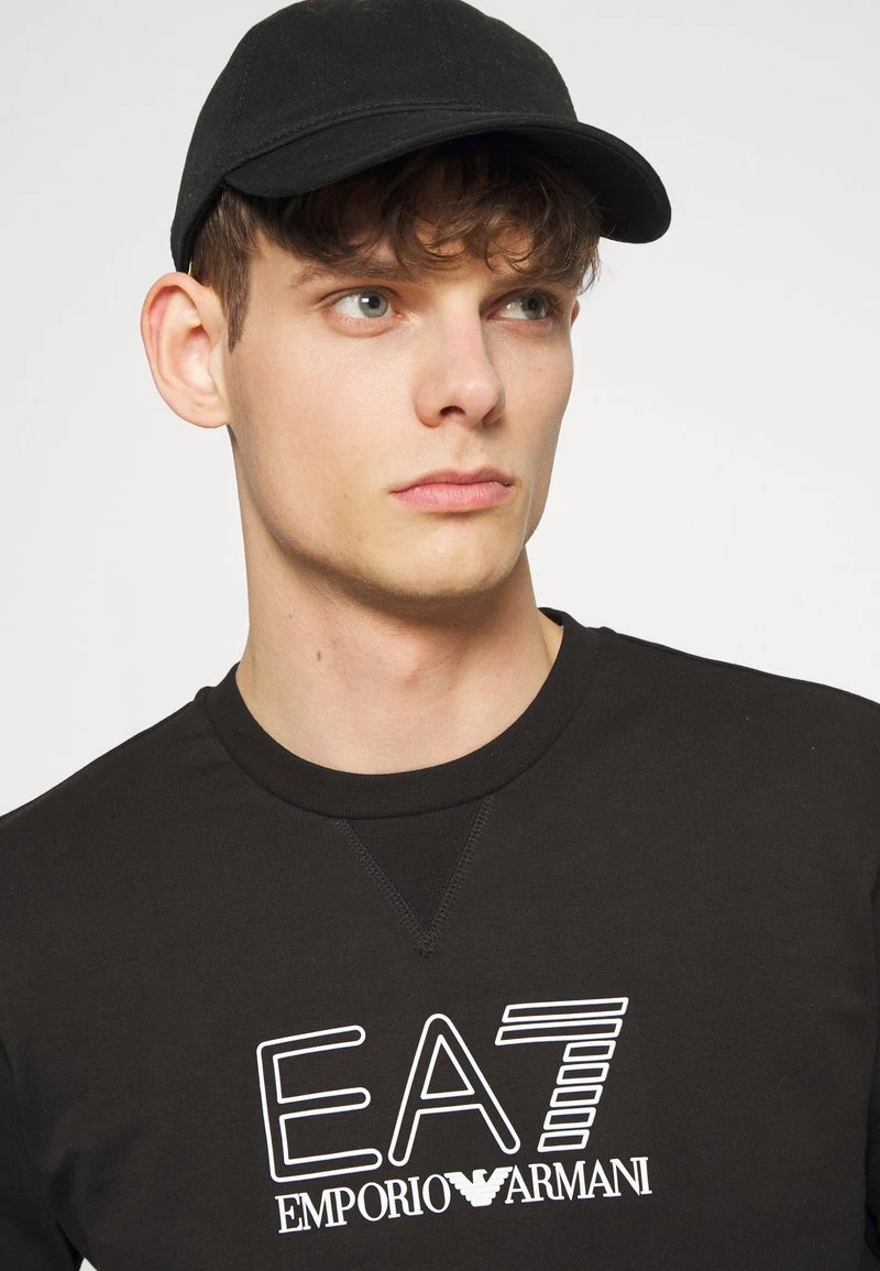 EA7 Emporio Armani Homme Sweatshirt Black 4 EA7 Emporio Armani Homme Sweatshirt Black – Image 4