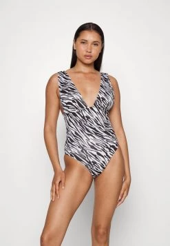 EA7 Emporio Armani SEAWORLD GRAPH WOMEN'S SWIMSUIT Maillot De Bain Nero/bianco Femme
