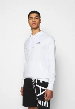 EA7 Emporio Armani Sweat à Capuche White Homme