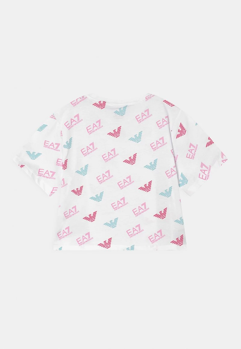 EA7 Emporio Armani T Shirt Imprimé White Enfant 2 EA7 Emporio Armani T Shirt Imprimé White Enfant – Image 2