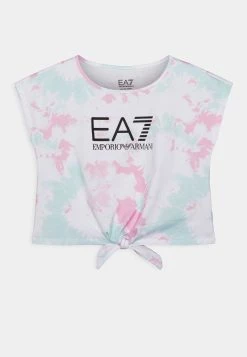 EA7 Emporio Armani Enfant T Shirt Imprimé Multi Coloured