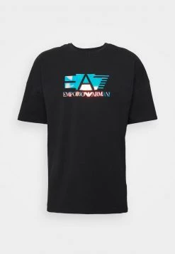 EA7 Emporio Armani T Shirt Imprimé Black Homme -EA7 Emporio Armani Soldes Magasin d7a71cb08d6242a39ed3cdcc4c796b6f