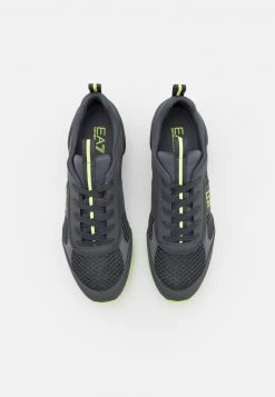 EA7 Emporio Armani Homme Baskets Basses Iron Gate/yellowfluo -EA7 Emporio Armani Soldes Magasin d86cb2b9911e4e7bb96557bbc5fc8079