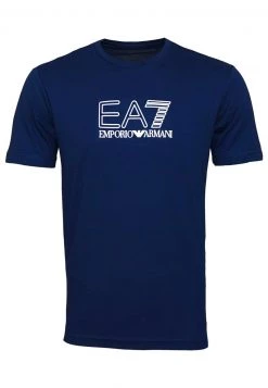 EA7 Emporio Armani Homme T Shirt Imprimé Dunkelblau