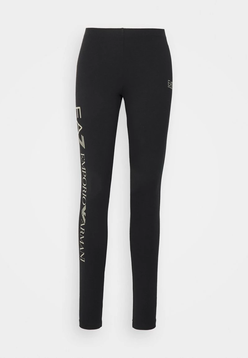EA7 Emporio Armani Legging Black/gold Femme 1 EA7 Emporio Armani Legging Black/gold Femme