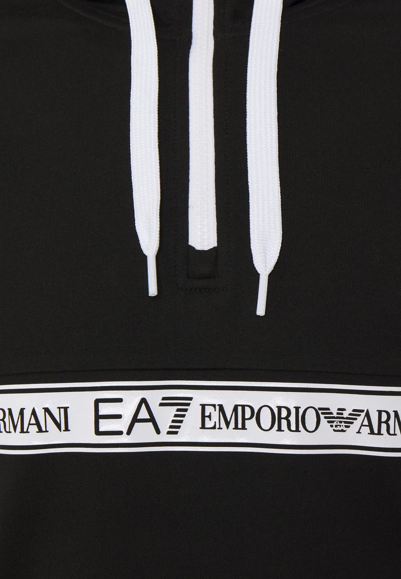 EA7 Emporio Armani Homme Sweat à Capuche Anthracite/white 3 EA7 Emporio Armani Homme Sweat à Capuche Anthracite/white – Image 3