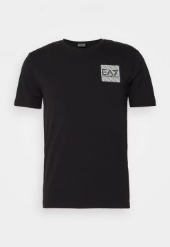 EA7 Emporio Armani Homme T Shirt Imprimé Black -EA7 Emporio Armani Soldes Magasin dcaeb2b07df648669713dea87a04abfc