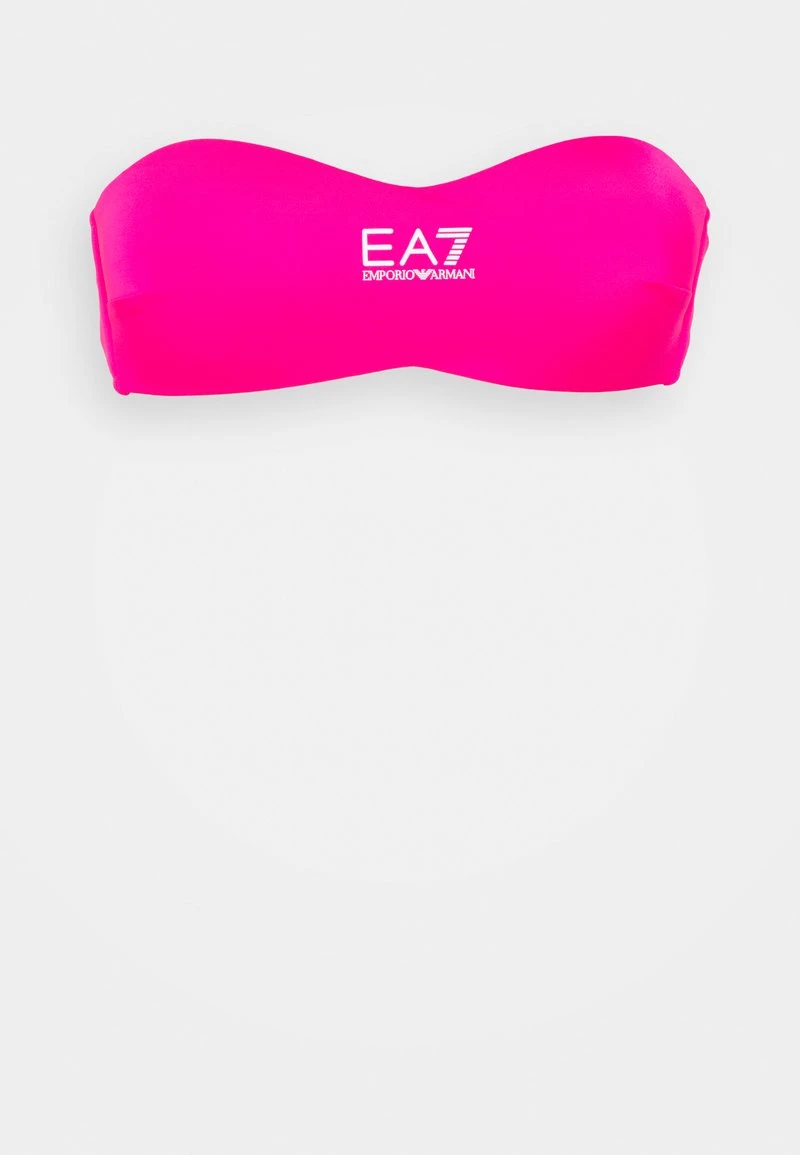 EA7 Emporio Armani SEAWORLD MAXI LOGO BAND Bikini Pink Fluorecent Femme 5 EA7 Emporio Armani SEAWORLD MAXI LOGO BAND Bikini Pink Fluorecent Femme – Image 5