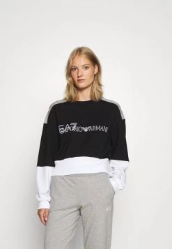 EA7 Emporio Armani T Shirt à Manches Longues Black Femme