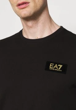 EA7 Emporio Armani Homme T Shirt Basique Black/gold Coloured 11 EA7 Emporio Armani Homme T Shirt Basique Black/gold Coloured -EA7 Emporio Armani Soldes Magasin dd844ce5d0444b98b210f6deb143845d