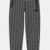 EA7 Emporio Armani PANTS MONOGRAM TAPE UNISEX Pantalon De Survêtement Fancy Black/white