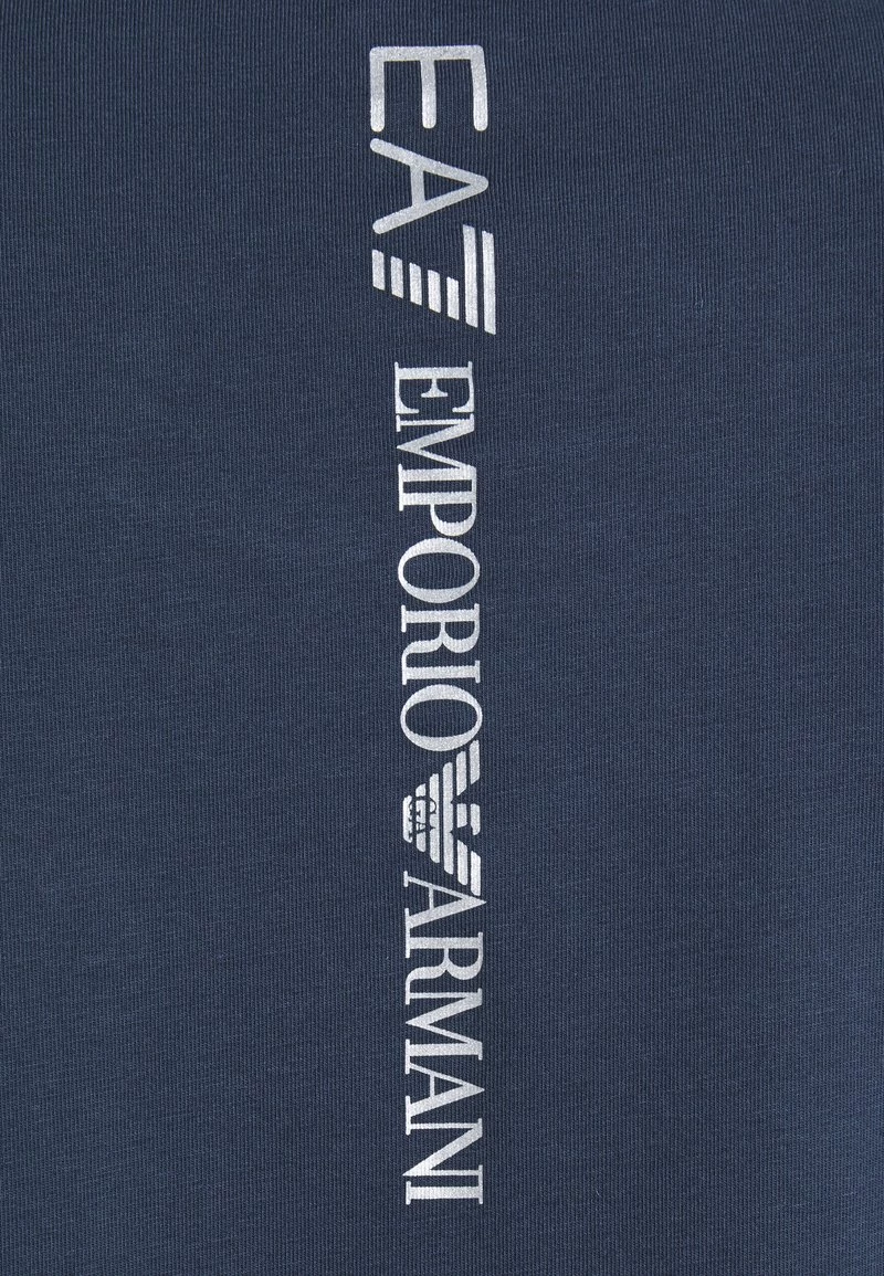 EA7 Emporio Armani Femme T Shirt Imprimé Navy Blue/silver 3 EA7 Emporio Armani Femme T Shirt Imprimé Navy Blue/silver – Image 3