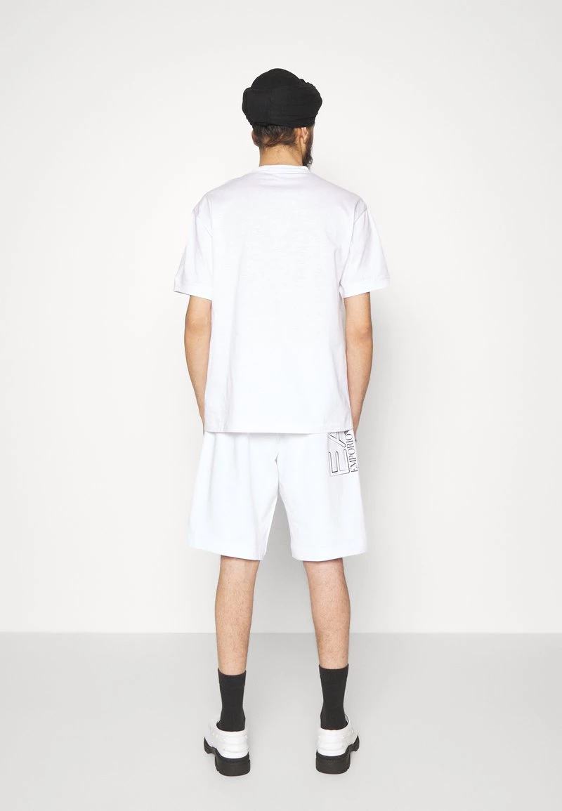 EA7 Emporio Armani BERMUDA Pantalon De Survêtement White Homme 3 EA7 Emporio Armani BERMUDA Pantalon De Survêtement White Homme – Image 3