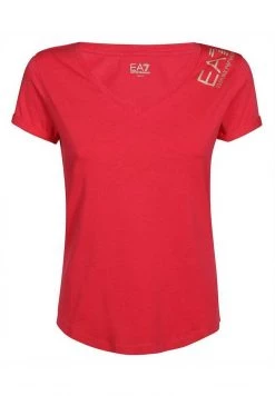 EA7 Emporio Armani Femme T Shirt Imprimé Fuxia