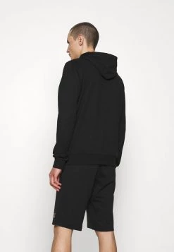 EA7 Emporio Armani Homme Sweatshirt Black/gold Coloured -EA7 Emporio Armani Soldes Magasin e5cbb3502eb94b2cb0b70b1b3454f842