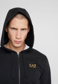 EA7 Emporio Armani Homme Sweat à Capuche Zippé Black -EA7 Emporio Armani Soldes Magasin e5dbdd92447e482cb7b87f2f615c5615