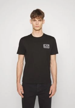 EA7 Emporio Armani Homme T Shirt Imprimé Black