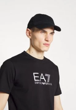 EA7 Emporio Armani T Shirt Imprimé Black Homme -EA7 Emporio Armani Soldes Magasin e82327ca8be448d898c43a07f7ca20bd