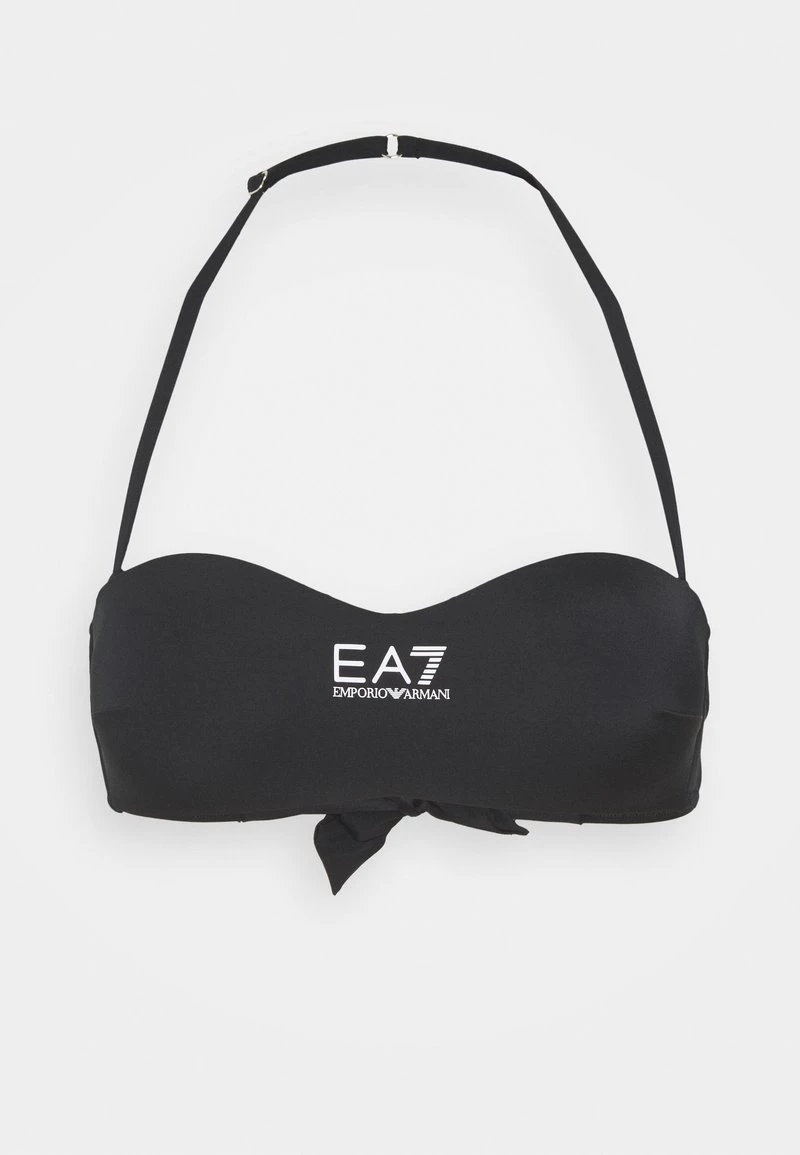 EA7 Emporio Armani SEAWORLD MAXI LOGO BAND Bikini Nero Femme 2 EA7 Emporio Armani SEAWORLD MAXI LOGO BAND Bikini Nero Femme – Image 2