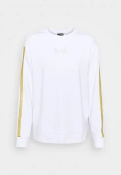 EA7 Emporio Armani Sweatshirt White Femme -EA7 Emporio Armani Soldes Magasin ec584f4390394726b1f256b9a5afcfd9