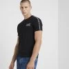EA7 Emporio Armani SIDE TAPE T Shirt Imprimé Black Homme
