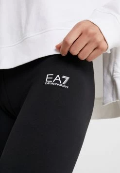 EA7 Emporio Armani Legging Black/white Femme -EA7 Emporio Armani Soldes Magasin ecfcd131ec35456e895a6ee691107c56