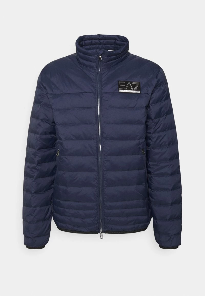 EA7 Emporio Armani Homme Veste D'hiver Dark Blue/silver Coloured 4 EA7 Emporio Armani Homme Veste D'hiver Dark Blue/silver Coloured – Image 4