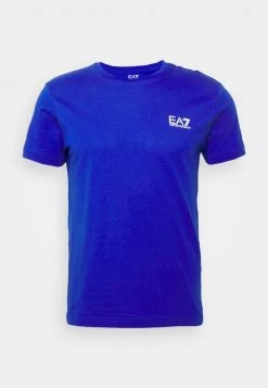 EA7 Emporio Armani Homme T Shirt Basique Royal Blue -EA7 Emporio Armani Soldes Magasin f0b9cd816b80408fa54df1336bb22f90