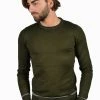 EA7 Emporio Armani T Shirt à Manches Longues Verde Homme