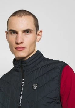 EA7 Emporio Armani Homme Veste Sans Manches Dark Blue -EA7 Emporio Armani Soldes Magasin f65aeda40a4f46daa4186307a6a15d45
