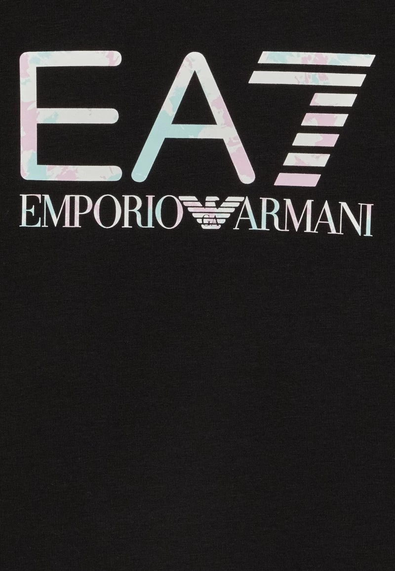 EA7 Emporio Armani Enfant T Shirt Imprimé Black 3 EA7 Emporio Armani Enfant T Shirt Imprimé Black – Image 3
