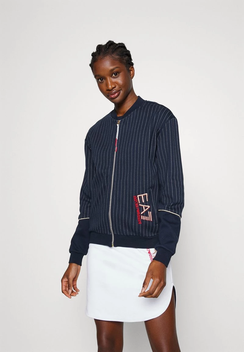 EA7 Emporio Armani Femme TENNIS CLUB Veste De Survêtement Bicolore 1 EA7 Emporio Armani Femme TENNIS CLUB Veste De Survêtement Bicolore