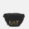 EA7 Emporio Armani BELT BAG UNISEX Sac Banane Black/gold