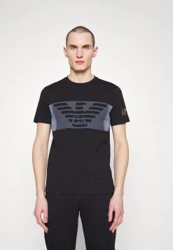 EA7 Emporio Armani Homme T Shirt Imprimé Black