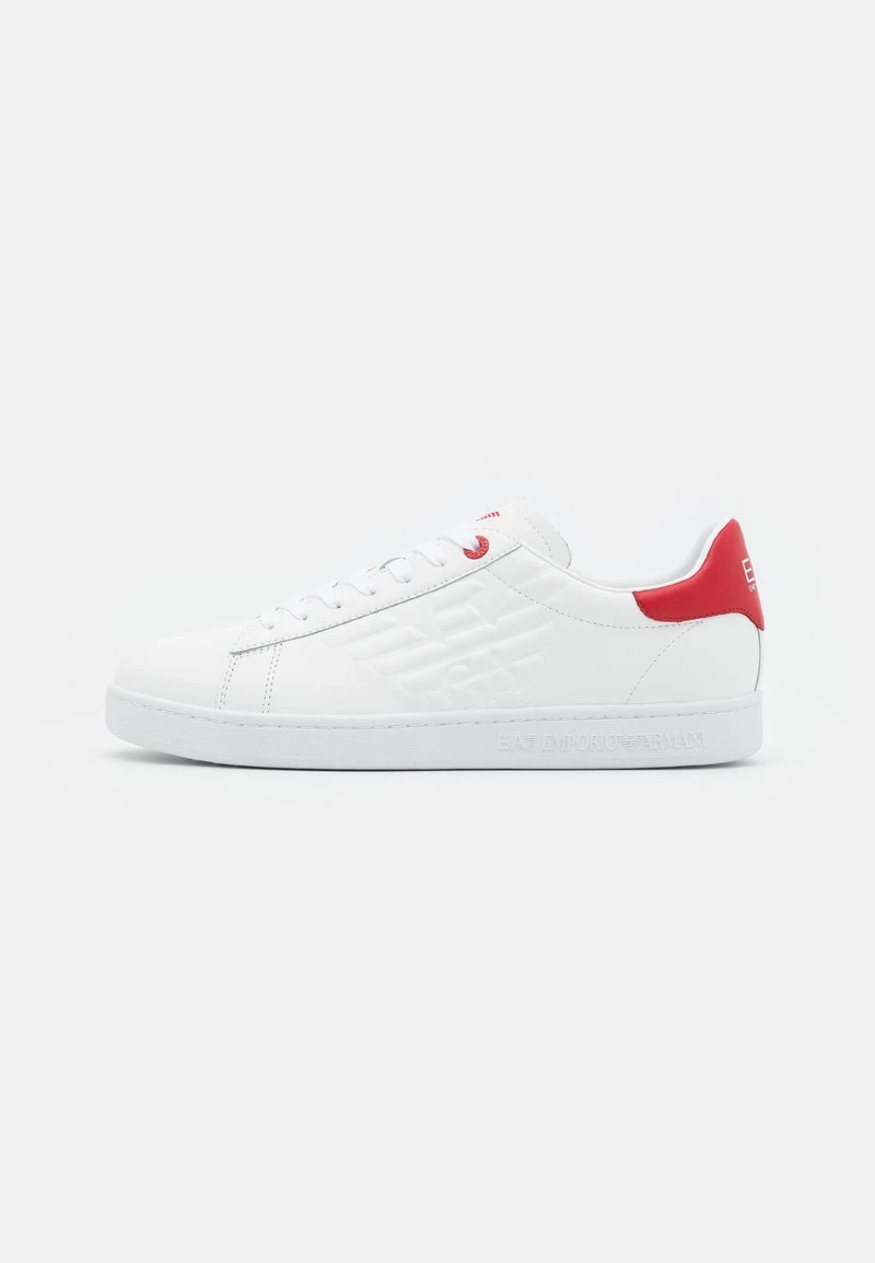 EA7 Emporio Armani UNISEX Baskets Basses White/racing Red 1 EA7 Emporio Armani UNISEX Baskets Basses White/racing Red